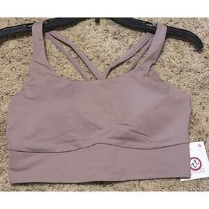 NWT Lululemon Energy Longline Bra Medium Support, B-D Cups *Evolve Color: ASHR M